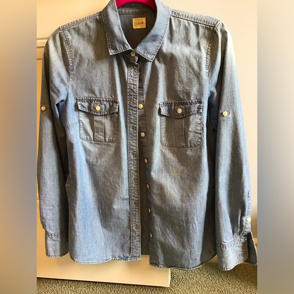 J Crew chambray shirt